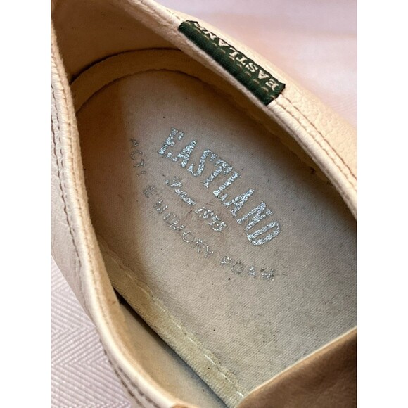 Eastland Saddie Saddle Shoes Women’s Size 6.5 White‎ & Tan Two Tone Leather - Picture 6 of 10